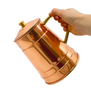 Carafa 2,5 Litri, Ibric Cupru Ceai, Cafea, Vin, Tuica Fiarta, Cu Capac Carafa 2,5 Litri, Ibric Cupru Ceai, Cafea, Vin, Tuica Fiarta, Cu Capac