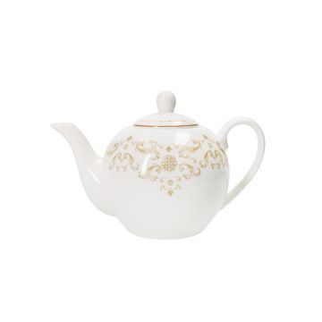 Ceainic, Excalibur, Brandani, D22.5x14 cm, 600 ml, portelan New Bone China Ceainic, Excalibur, Brandani, D22.5x14 cm, 600 ml, portelan New Bone China