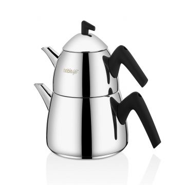 Ceainic, Hermia, 721NBL3126, Dishwasher - safe / Microwave - not safe / BPA Free, Otel/Negru Ceainic, Hermia, 721NBL3126, Dishwasher - safe / Microwave - not safe / BPA Free, Otel/Negru