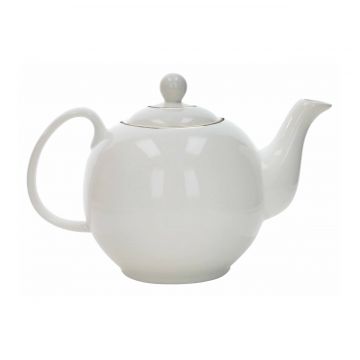 Ceainic, Punto Oro, Brandani, 22x14x15 cm, portelan Ceainic, Punto Oro, Brandani, 22x14x15 cm, portelan