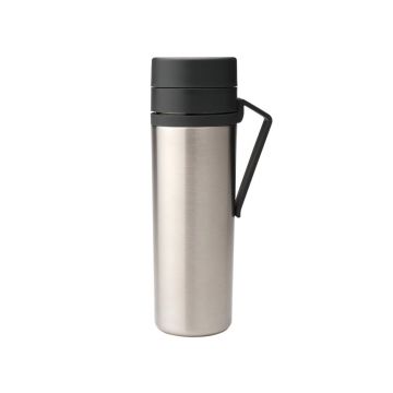 Sticla termos, Brabantia, Make&Take, 10x7.1x22.6 cm, 500ml, otel, gri inchis Sticla termos, Brabantia, Make&Take, 10x7.1x22.6 cm, 500ml, otel, gri inchis